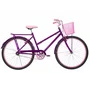 Bicicleta 26 Feminina Violeta Poti Aro Alumínio Rosa