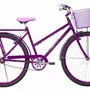 Bicicleta 26 Feminina Violeta Poti Aro Alumínio Violeta