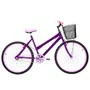 Bicicleta 26 Feminina Violeta Urbana Aro Alumínio Rosa