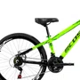 Bicicleta 26 Freeride Verde Neon Aro VPR MAX DH  | 21 Marchas Shimano-Freio a Disco