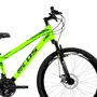 Bicicleta 26 Freeride Verde Neon Aro VPR MAX DH  | 21 Marchas Shimano-Freio a Disco