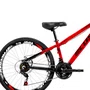 Bicicleta 26 Freeride Vemelha e Preta Aro VPR MAX DH  | 21 Marchas Shimano-Freio a Disco