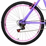 Bicicleta 26 Lilas Urbana Aro Aero Rosa 18 Marchas