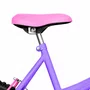 Bicicleta 26 Lilas Urbana Aro Aero Rosa 18 Marchas