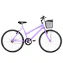 Bicicleta 26 Lilás Urbana Aro Alumínio