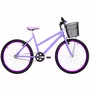 Bicicleta 26 Lilas Urbana Aro Alumínio violeta