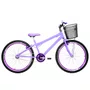 Bicicleta 26 Lilas Urbana Rebaixada Aro Aero Violeta