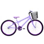 Bicicleta 26 Lilas Urbana Rebaixada Aro Aluminio Violeta