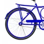Bicicleta 26 Masculina Azul Barra Circular Aro Alumínio Azul