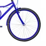 Bicicleta 26 Masculina Azul Barra Circular Aro Alumínio Azul