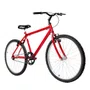 Bicicleta 26 Masculina Vermelha Urbana Aro Alumínio
