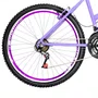 Bicicleta 26 Feminina Lilás Urbana Aro Aero Violeta 18 Marchas
