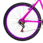 Bicicleta 26 Feminina Pink Urbana Aro Alumínio Violeta 18 Marchas