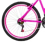 Bicicleta 26 Feminina Pink Urbana Aro Aero Pink 18 Marchas