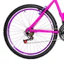 Bicicleta 26 Feminina Pink Urbana Aro Aero Violeta 18 Marchas