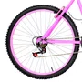 Bicicleta 26 Feminina Rosa Urbana Aro Alumínio Rosa 18 Marchas