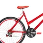 Bicicleta 26 Feminina Vermelha Urbana Aro Aero Vermelha 18 marchas