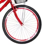 Bicicleta 26 Feminina Vermelha Urbana Aro Aero Vermelha 18 marchas