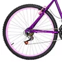 Bicicleta 26 Feminina Violeta Urbana Alumínio  Rosa 18 Marchas