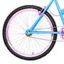 Bicicleta 26 Feminina Azul Claro Urbana Aro Aero Rosa