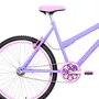 Bicicleta 26 Feminina Lilas Urbana Aro Aero Rosa