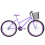 Bicicleta 26 Feminina Lilas Urbana Aro Aero Violeta