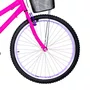 Bicicleta 26 Feminina Pink Urbana Aro Aero Lilás