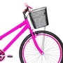 Bicicleta 26 Feminina Pink Urbana Aro Aero Pink
