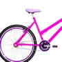 Bicicleta 26 Feminina Pink Urbana Aro Aero Violeta