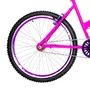 Bicicleta 26 Feminina Pink Urbana Aro Aero Violeta