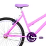 Bicicleta 26 Feminina Rosa Urbana Aro Aero Lilás