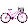 Bicicleta 26 Feminina Rosa Urbana Aro Aero Pink
