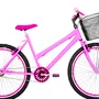 Bicicleta 26 Feminina Rosa Urbana Aro Aero Pink