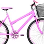 Bicicleta 26 Feminina Rosa Urbana Aro Aero Rosa
