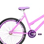 Bicicleta 26 Feminina Rosa Urbana Aro Aero Violeta