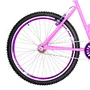 Bicicleta 26 Feminina Rosa Urbana Aro Aero Violeta