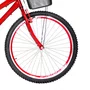 Bicicleta 26 Feminina Vermelha Urbana Aro Aero Vermelha