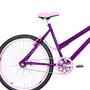 Bicicleta 26 Feminina Violeta Urbana Aro Aero Rosa
