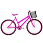 Bicicleta 26 Pink Urbana Aro Alumínio Pink