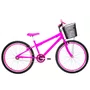 Bicicleta 26 Pink Urbana Rebaixada Aro Aero Pink