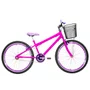 Bicicleta 26 Pink Urbana Rebaixada Aro Aero Violeta