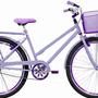 Bicicleta 26 Feminina Lilás Poti Aro Aero Violeta