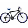 Bicicleta 26 Preta Urbana Aro Aero Azul 18 Marchas