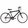 Bicicleta 26 Preta Urbana Aro Alumínio 18 Marchas