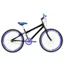 Bicicleta 26 Preta Urbana Rebaixada Aro Aero Azul
