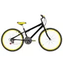 Bicicleta 26 Preta Urbana Rebaixada Aro Aluminio Amarelo 18 Marchas