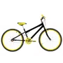 Bicicleta 26 Preta Urbana Rebaixada Aro Aluminio Amarelo