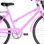 Bicicleta 26 Rosa Poti Aro Aluminio
