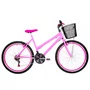 Bicicleta 26 Rosa Urbana Aro Aero Pink 18 Marchas