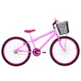 Bicicleta 26 Rosa Urbana Rebaixada Aro Aluminio Pink